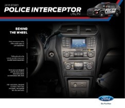2016 Ford Police Interceptor Utility: Behind the Wheel